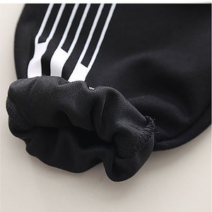 Black Letter B Monogram 3 Pcs Track Suit Set For Toddlers And Kids - 3 - 4 Years Kids Clothing