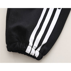 Black Letter B Monogram 3 Pcs Track Suit Set For Toddlers And Kids - 3 - 4 Years Kids Clothing