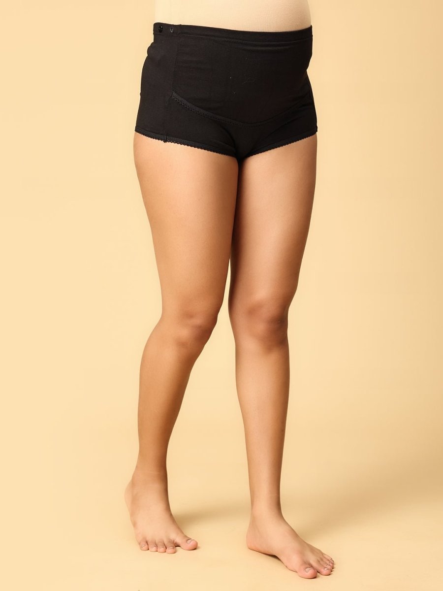 Black Mama Over Belly Support Panties - MLGR-BKHWP-S