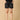 Black Maternity Denim Shorts With Belly Support - MDD - KS - BLAK - S