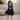 Black Pinafore style 2pcs Casualwear set for Girls - 3 - 4 Years Kids Clothing