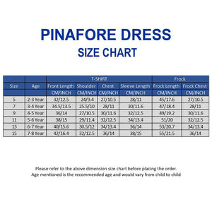 Black Pinafore style 2pcs Casualwear set for Girls - 3 - 4 Years Kids Clothing