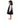 Black Pinafore style 2pcs Casualwear set for Girls - 3 - 4 Years Kids Clothing
