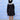 Black Plaid Flanner Girls Winter Dress