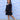 Black Plaid Flanner Girls Winter Dress