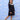 Black Plaid Flanner Girls Winter Dress