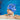 Black Polka Blue Fishy , Silicone Kids Swim Cap, 5 years - 15 years - 5 - 15 years Swim