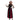 Black & Red Witch Adult Costume Fancy Dress Up - M Halloween