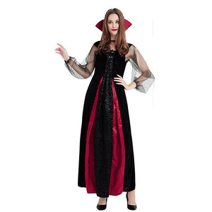Black & Red Witch Adult Costume Fancy Dress Up - M Halloween