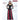 Black & Red Witch Adult Costume Fancy Dress Up - M Halloween