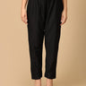 Black Silk Maternity Pants - MBS - SK - BLKSL - S