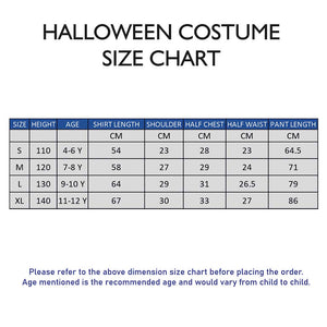 Black & White checkered Joker Jester ,Kids Halloween Costume Dress Up - 4 - 6 Years Halloween