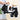 Black & White Dotted Teddy , 2Pcs Tracksuit Set for Kids - 2 - 3 Years Kids Clothing