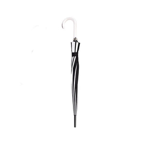 Black & white Pagoda Style Umbrella for Teens and Adults - Little Surprise BoxBlack & white Pagoda Style Umbrella for Teens and Adults