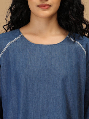 Blue Bleu Essence Women's Top - Women's Tops