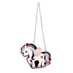 Blingy Rainbow Unicorn Sling Bag - 