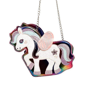 Blingy Rainbow Unicorn Sling Bag - 