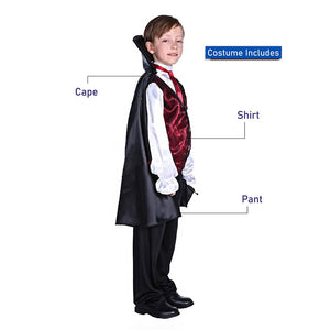 Bloodsuck Vampire ,Kids Halloween Costume Fancy Dress Up - 4 - 6 Years Halloween