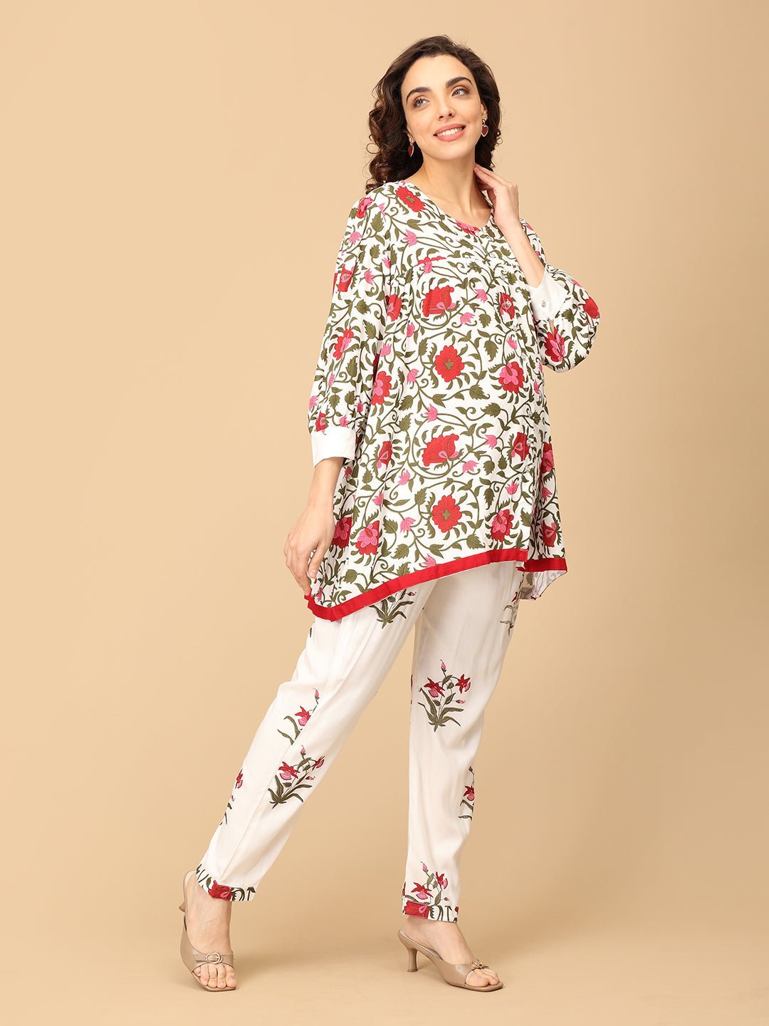 Bloom & Beyond Maternity and Nursing Co - ord Set - MEW - SF - BLBND - S
