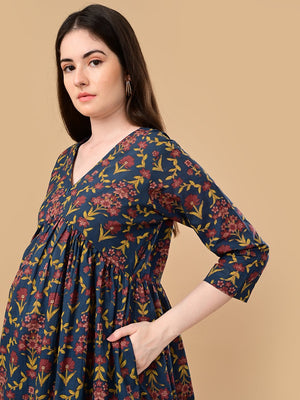 Bloom & Go Maternity And Nursing Dress - S Maternity Casual Dress