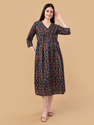 Bloom & Go Maternity And Nursing Dress - S Maternity Casual Dress