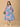 Bloom Me Blue Maternity and Nursing Dress - DRS - SK - BLMBL - S