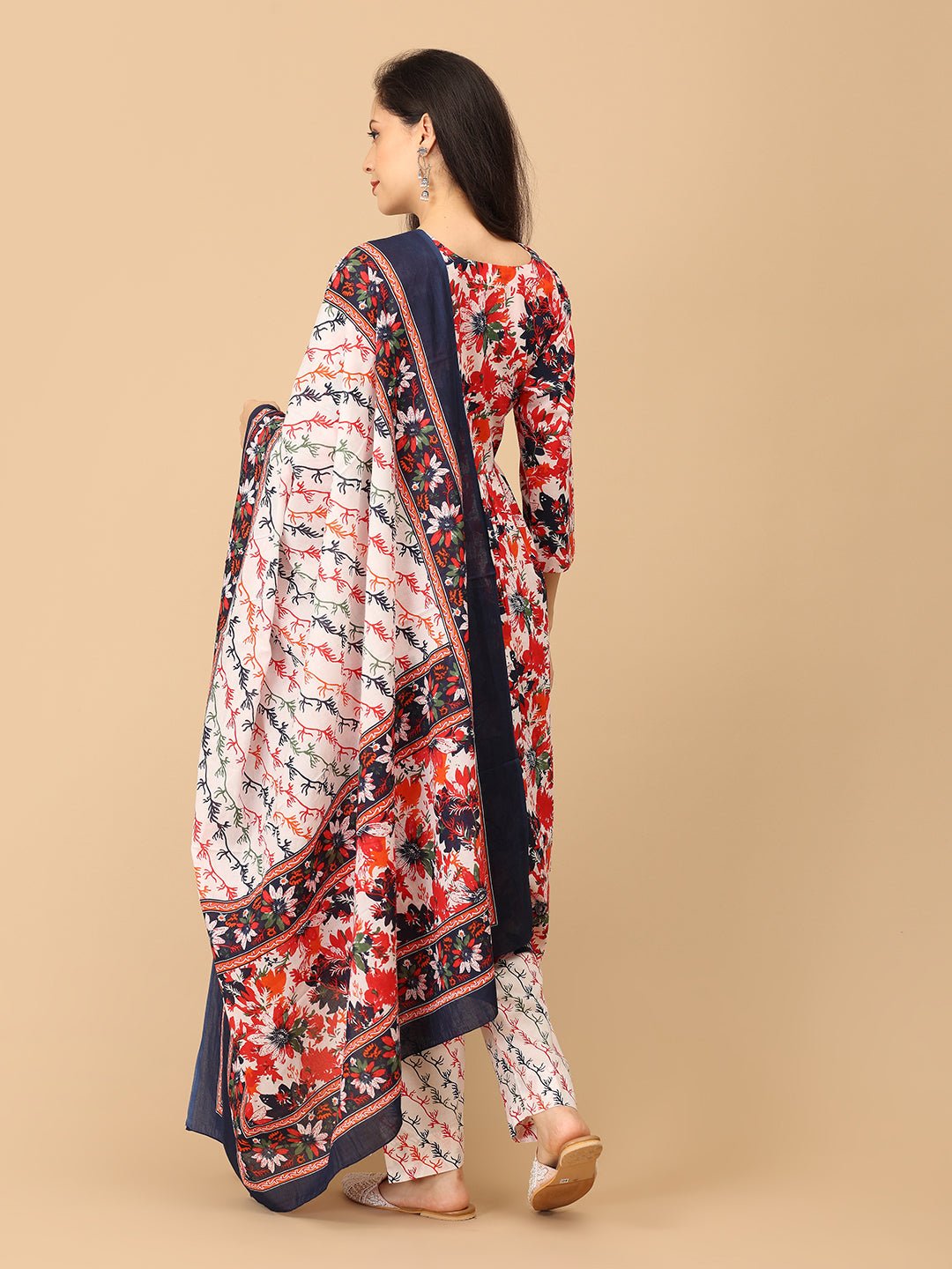 Bloom Popper Maternity and Nursing Kurta Set With Dupatta - MEW - SK - BLMP - S