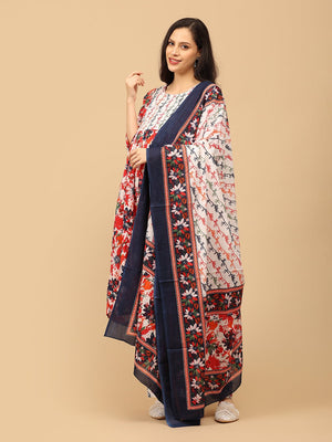 Bloom Popper Maternity and Nursing Kurta Set With Dupatta - MEW - SK - BLMP - S