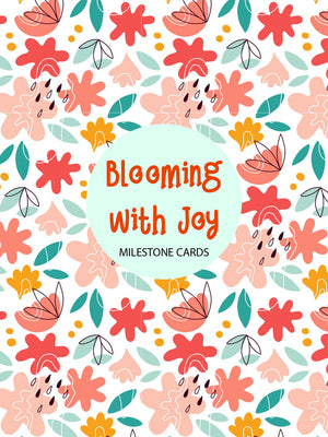 Blooming with Joy Milestone Cards - (Pack of 25) - MSCD - BLWJ