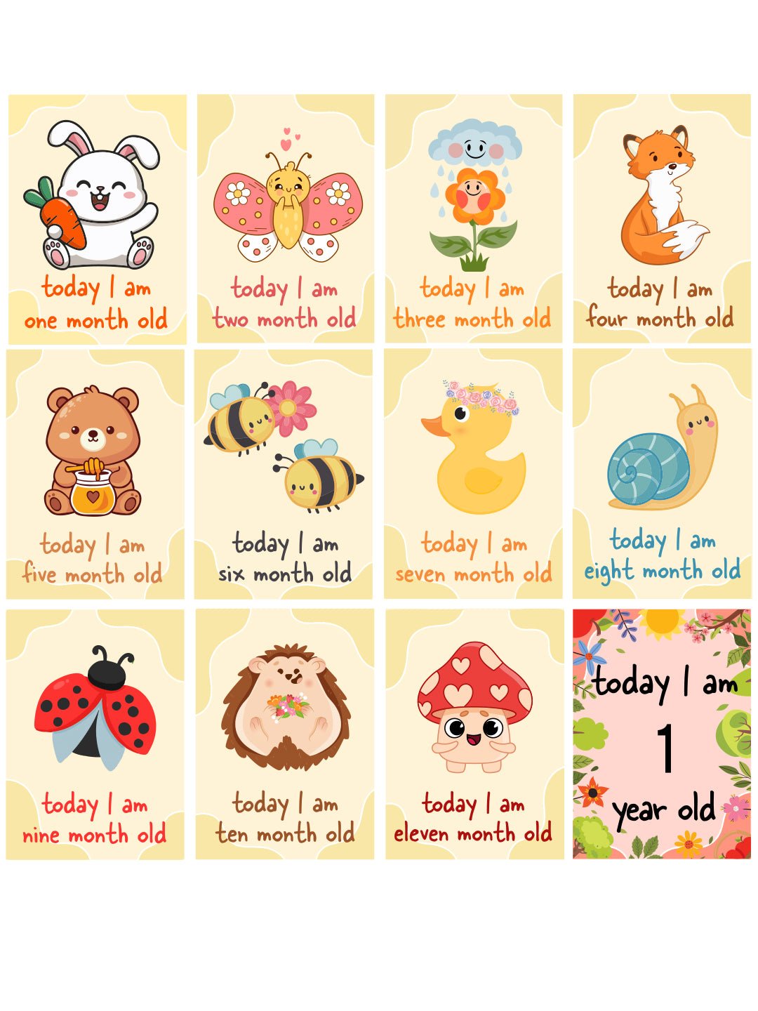Blooming with Joy Milestone Cards - (Pack of 25) - MSCD - BLWJ