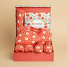 Blossom Bundle 4 PCS New Born Gift Hamper Set - Glitter - Coral Gift Box