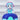 Blue 3D Astronaut Toy Lid Kids Stainless Steel Water Bottle,500ml - Back To School