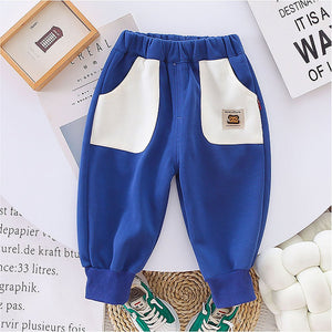 Blue 3D Monkey Face 2Pcs Track Suit Set For Winter And All Season Wear - 1 - 2 Years Kids Clothing