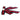 Blue and Red Stripes Two in One Hair Clip and Broach - 