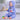 Blue Bow Patterned knit Full Sleeves Jumpsuit Hoodie Romper for Tiny Toddlers - 3 - 6 Months Winter Wear