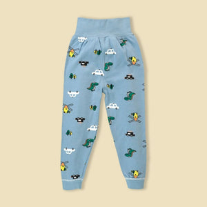 Blue Crocodile, Car, Windmill Full sleeves tops & pants set Unisex Kids Wear - 18 - 24 months Kids Clothing