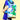 Blue Dino Big Size Clip on & Backpack style Waterproof Swimming Bag/ Beach Bag - Swim