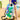 Blue Dino Big Size Clip on & Backpack style Waterproof Swimming Bag/ Beach Bag - Swim