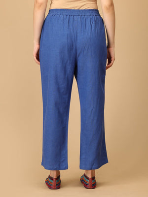 S Blue Fly High Embroidered Women's Co ord Set - Women's Co - ord Set