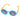 Blue Frame with Orange Arms, Anti Ultraviolet Unisex Sunglasses for Toddlers with Hardcase Storage - 2 - 5 years Swim