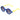 Blue Frame with Yellow Arms, Anti Ultraviolet Unisex Sunglasses for Toddlers with Hardcase Storage - Swim