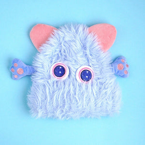 Blue Furry Monster 3d style Winter Cap/Beanie for Kids - Winter Wear
