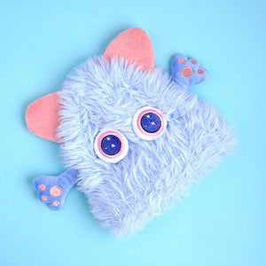 Blue Furry Monster 3d style Winter Cap/Beanie for Kids - Winter Wear