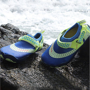 Blue & Green Anti Skid Land and Water Outdoor adventure Shoes for Kids - Little Surprise BoxBlue & Green Anti Skid Land and Water Outdoor adventure Shoes for Kids