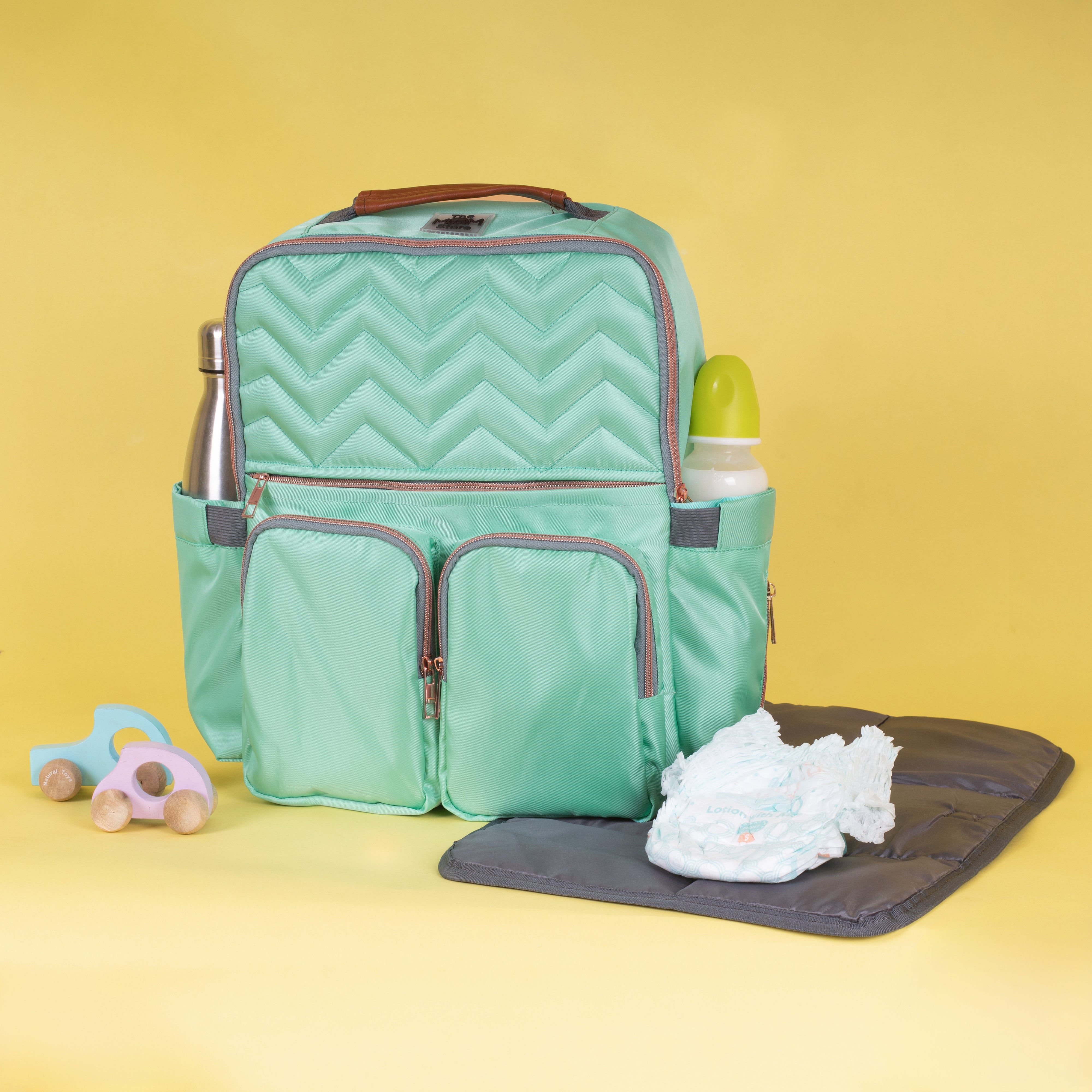 Blue Green Diaper Bag - Blue Diaper Bags