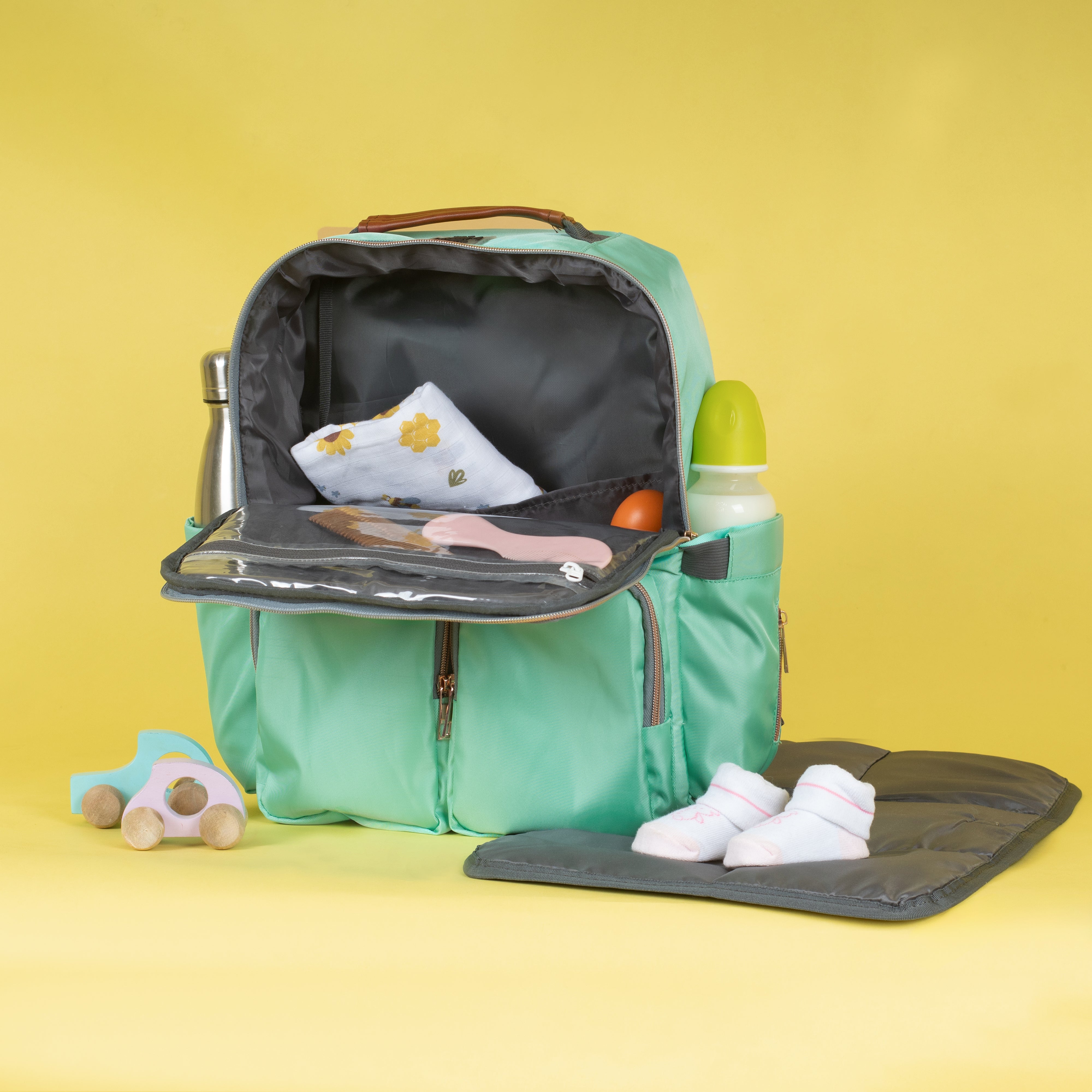 Blue Green Diaper Bag - Blue Diaper Bags