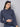 Blue Grey Maternity Sweatshirt with Nursing - MAT-BLGYSWN-S