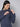 Blue Grey Maternity Sweatshirt with Nursing - MAT-BLGYSWN-S
