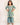 Blue Haze Floral Print Sharara Girls Set - SS-MBGKS-0-6