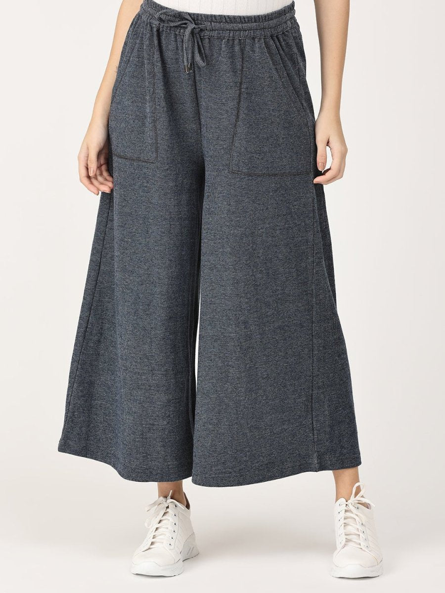 Blue Indigo Maternity Palazzos - PYJ-BLIDG-S